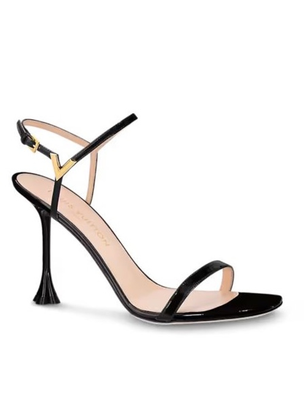 Louis Vuitton Blossom Heel Sandals Black